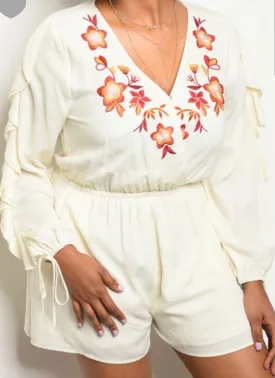 (Sale) Floral Goddess Romper