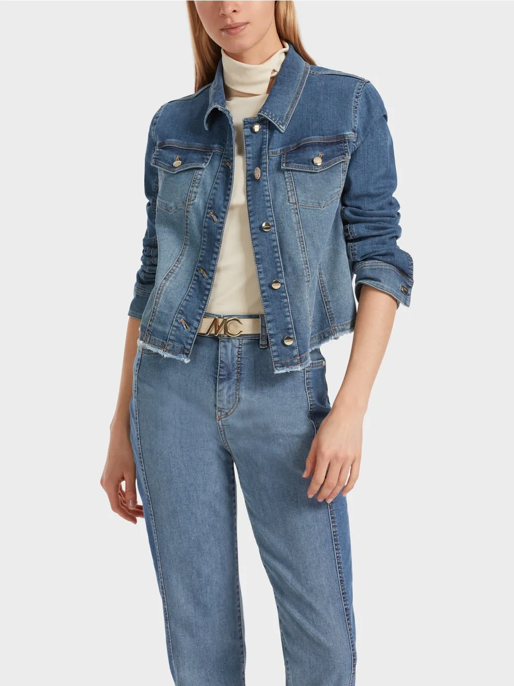 vintage blue denim jacket