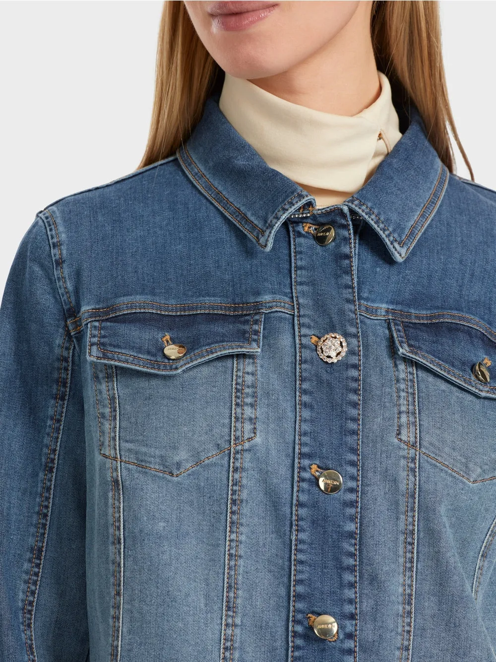 vintage blue denim jacket