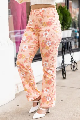 We Go Together Floral Pants