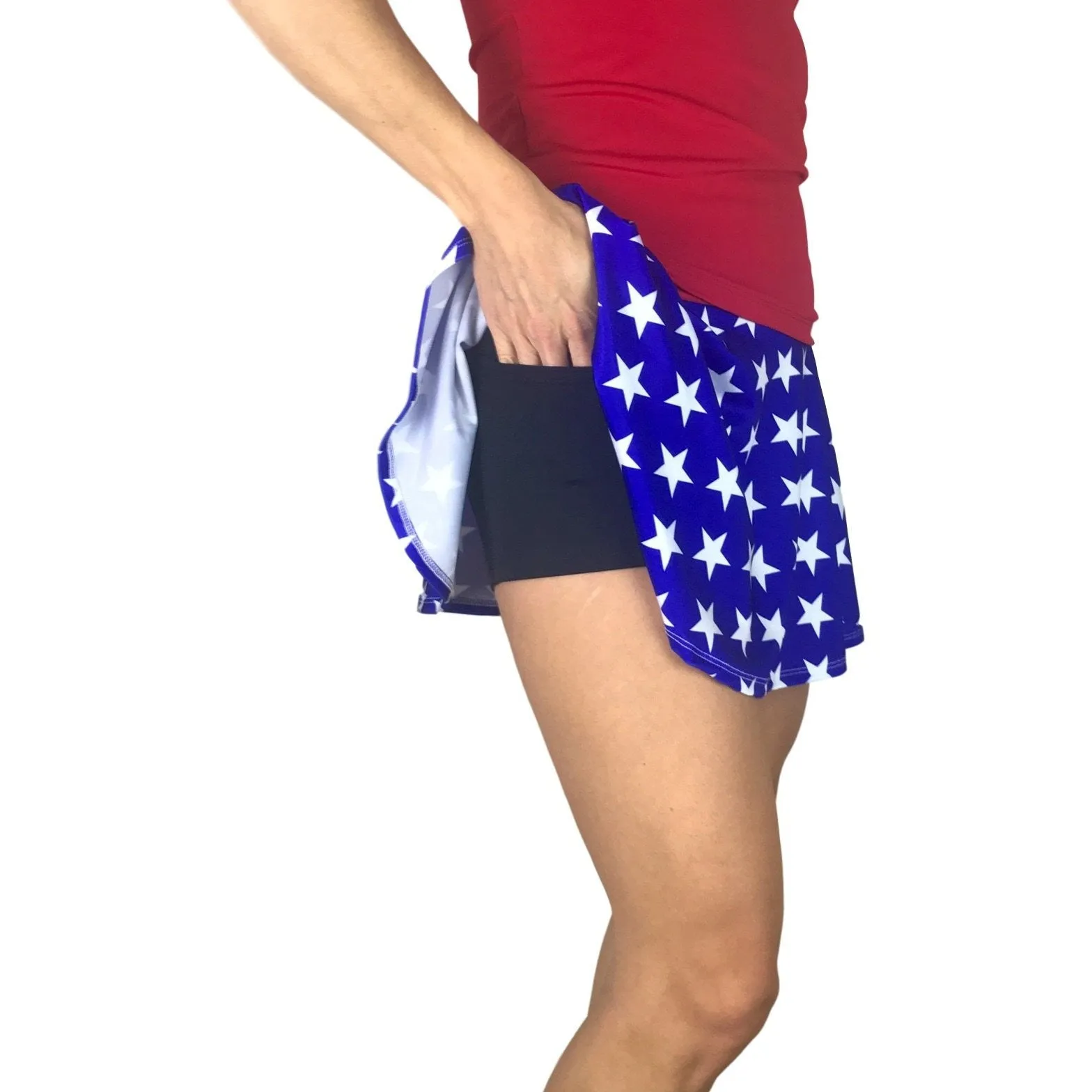 Wonder Woman Athletic Slim Skort w/ pocket- tennis skirt, golf skirt, running skirt
