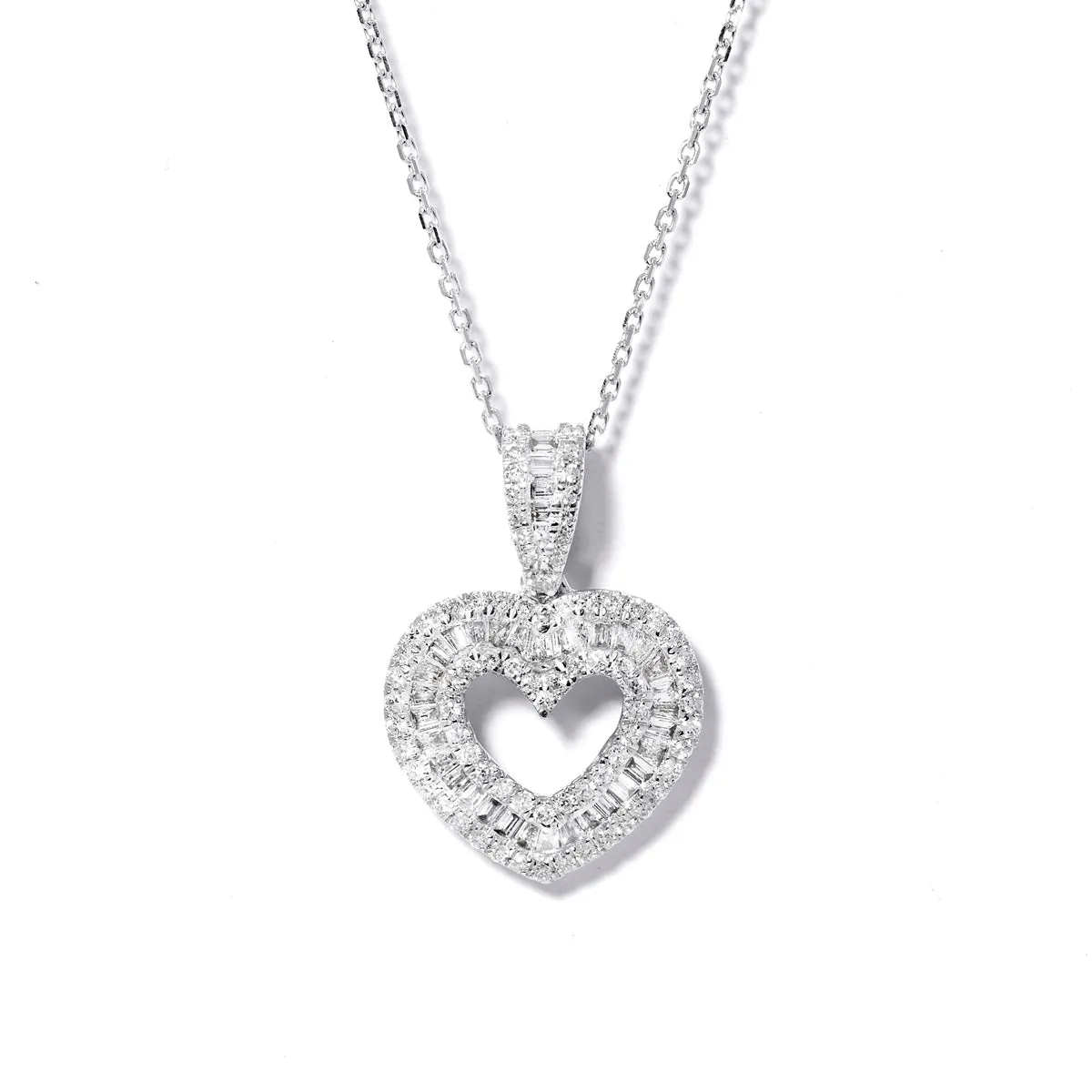 Young Hearts Baguette Pendant