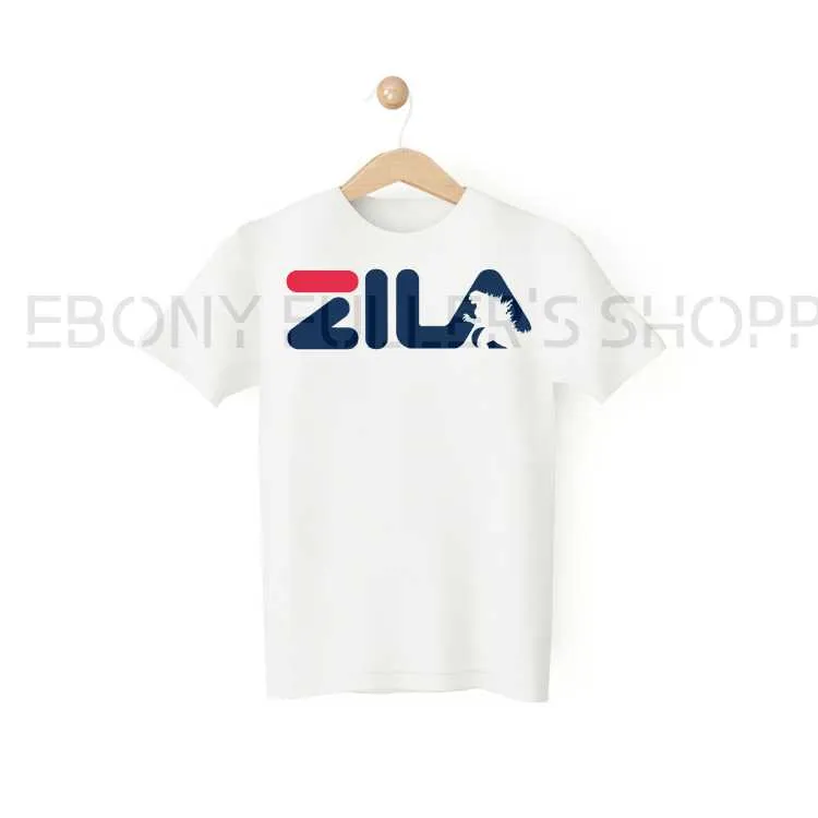 Zila Dinosaur Fila Parody Funny T-shirts Sarcastic T Shirts